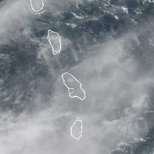 météo tropicale : Image satellite .