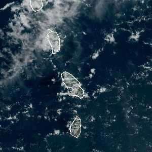 météo tropicale : Image satellite .