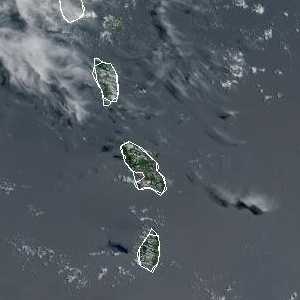 météo tropicale : Image satellite .