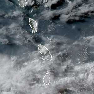 météo tropicale : Image satellite .