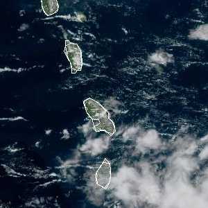 météo tropicale : Image satellite .