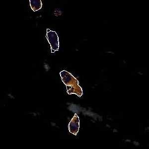 météo tropicale : Image satellite .