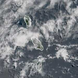 météo tropicale : Image satellite .