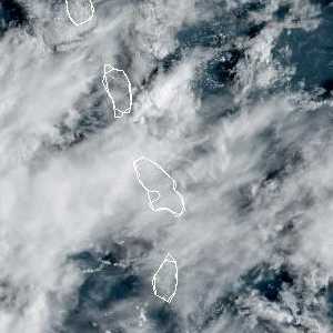 météo tropicale : Image satellite .
