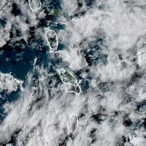 météo tropicale : Image satellite .