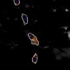 météo tropicale : Image satellite .