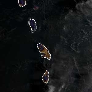 météo tropicale : Image satellite .