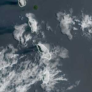 météo tropicale : Image satellite .