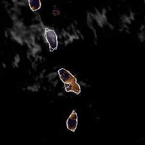 météo tropicale : Image satellite .