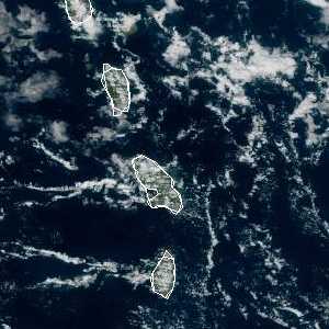 météo tropicale : Image satellite .