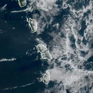 météo tropicale : Image satellite .