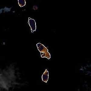 météo tropicale : Image satellite .