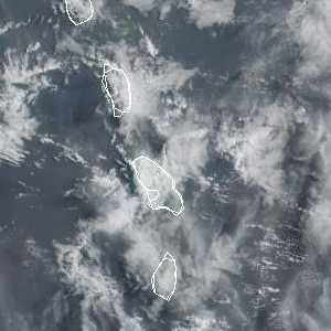 météo tropicale : Image satellite .