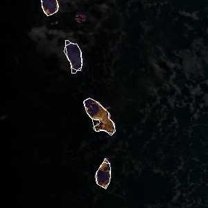 météo tropicale : Image satellite .