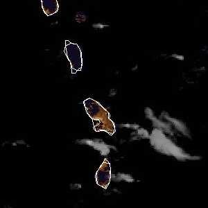 météo tropicale : Image satellite .