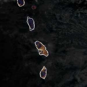météo tropicale : Image satellite .