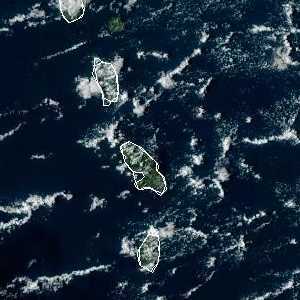 météo tropicale : Image satellite .