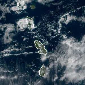 météo tropicale : Image satellite .