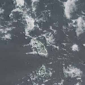 météo tropicale : Image satellite .