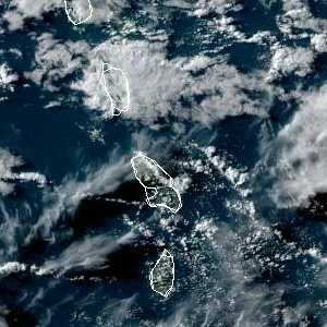météo tropicale : Image satellite .