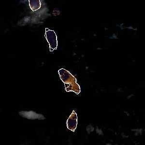 météo tropicale : Image satellite .