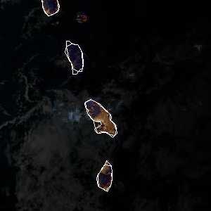 météo tropicale : Image satellite .