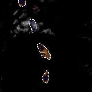 météo tropicale : Image satellite .