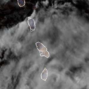 météo tropicale : Image satellite .