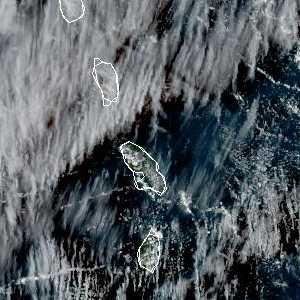 météo tropicale : Image satellite .