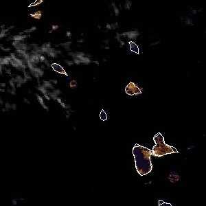 météo tropicale : Image satellite .