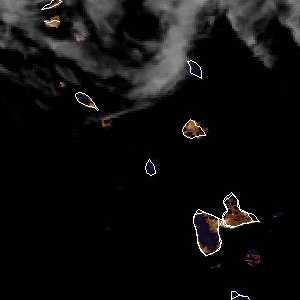 météo tropicale : Image satellite .