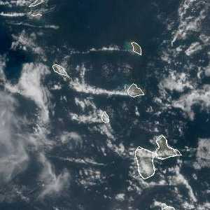 météo tropicale : Image satellite .