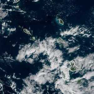 météo tropicale : Image satellite .