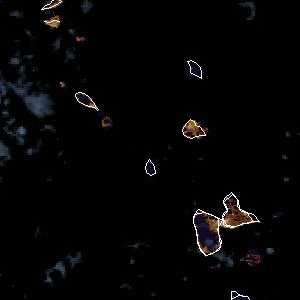 météo tropicale : Image satellite .