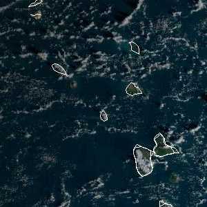 météo tropicale : Image satellite .