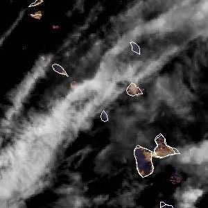 météo tropicale : Image satellite .