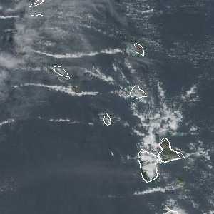 météo tropicale : Image satellite .