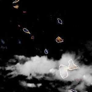 météo tropicale : Image satellite .