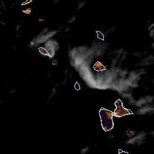 météo tropicale : Image satellite .