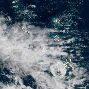 météo tropicale : Image satellite .