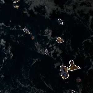 météo tropicale : Image satellite .