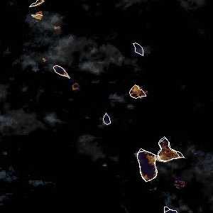 météo tropicale : Image satellite .