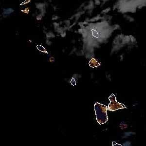 météo tropicale : Image satellite .