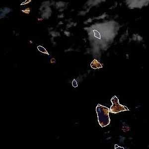 météo tropicale : Image satellite .
