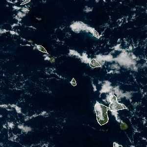 météo tropicale : Image satellite .