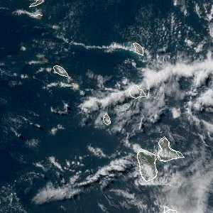 météo tropicale : Image satellite .
