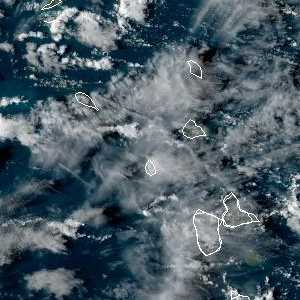 météo tropicale : Image satellite .