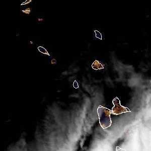 météo tropicale : Image satellite .