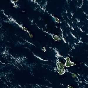 météo tropicale : Image satellite .