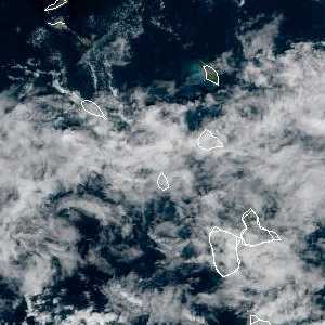 météo tropicale : Image satellite .